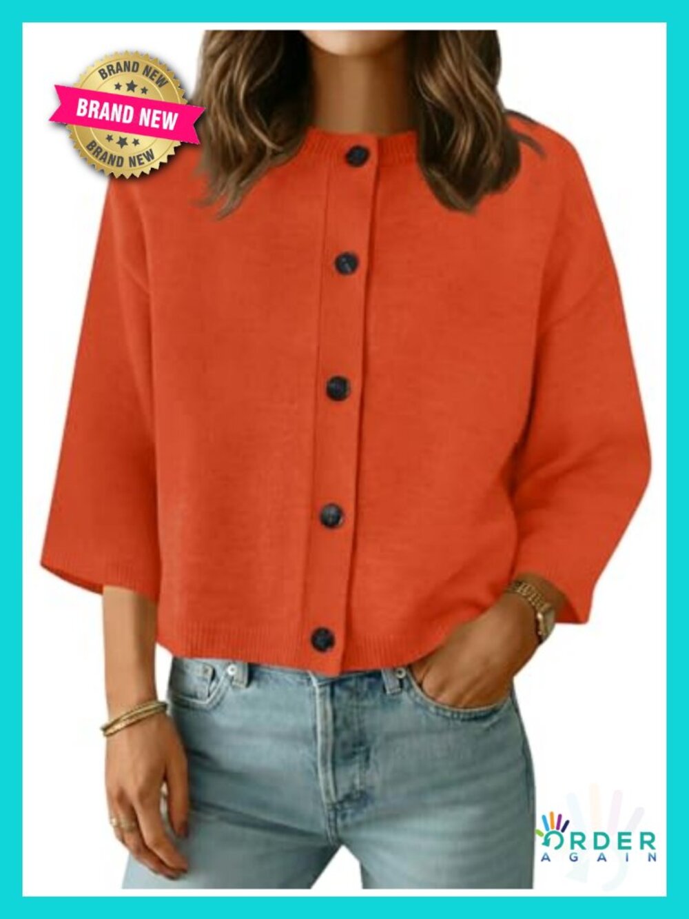 Short Sleeve Button Down Knit Cardigan Sweater Summer Layering Top